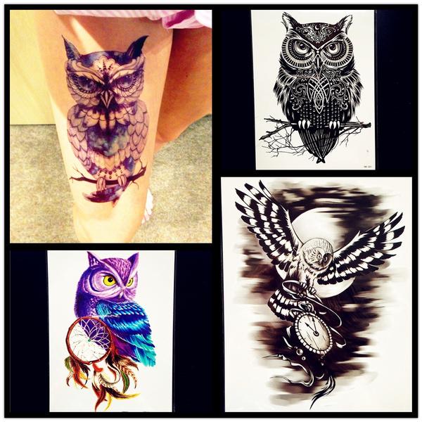 Big Eyes Owl Arm Tattoo - Best Tattoo Ideas Gallery
