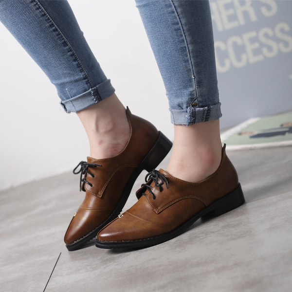 female derby shoes