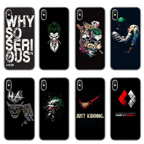 Black IPhone Case Suicide Squad Harley Quinn Batman Joker Iphone 5s IPhone 6 Iphone 7 Iphone 8 Iphone X Case Concha Fundas Schelp Coque | Wish