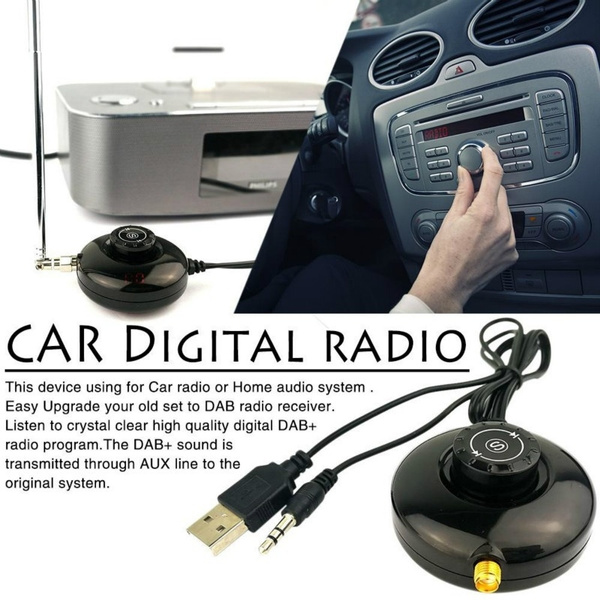 2,4 "Radio Player Bluetooth Digital LCD im Auto DAB DAB Adapter FM Wifi USB AUX 