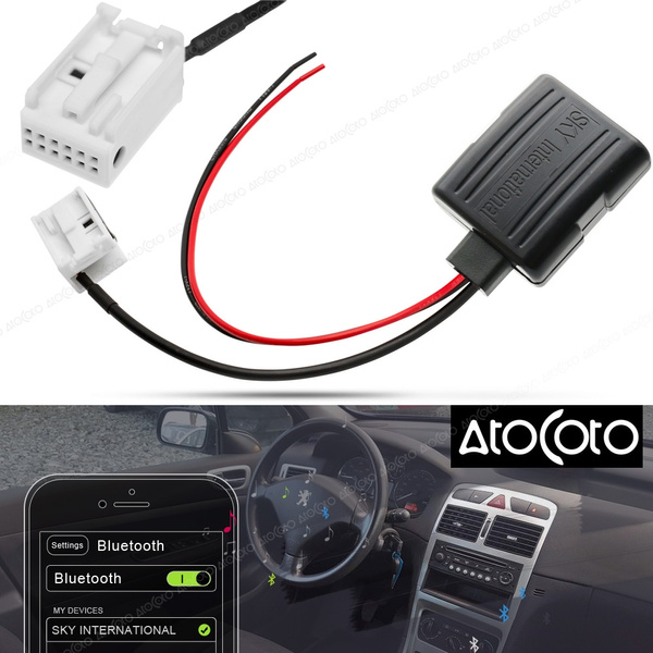 Bluetooth Module Wireless Radio Stereo AUX-IN Audio Adapter For Peugeot  Citroen