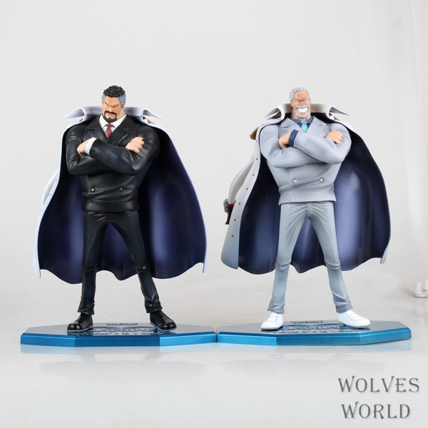 Anime One Piece Pop 23cm Marine Hero Vice Admiral Monkey D Garp Pvc Wish
