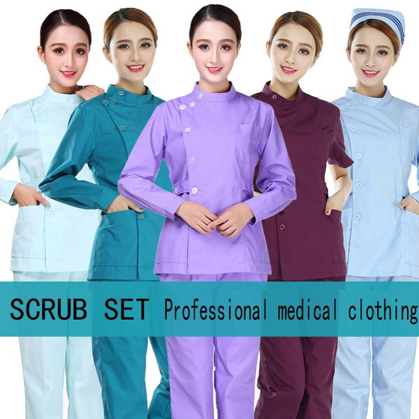 Women's Scrub Sets Nursing Uniforms 