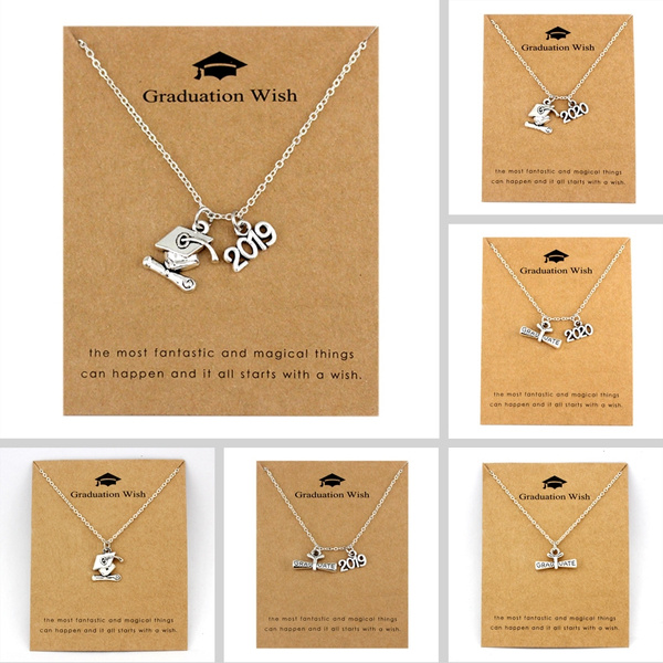 NEW 2020 Graduation Pendants Necklaces Square College Cap Diploma Senior Charm Women Men Girl Boy Unisex Fashion Jewelry Gifts NEW 2020 Graduation Pendants Necklaces Square College Cap Diploma Senior Charm Women Men Girl Boy Unisex Fashion Jewelry Gifts
