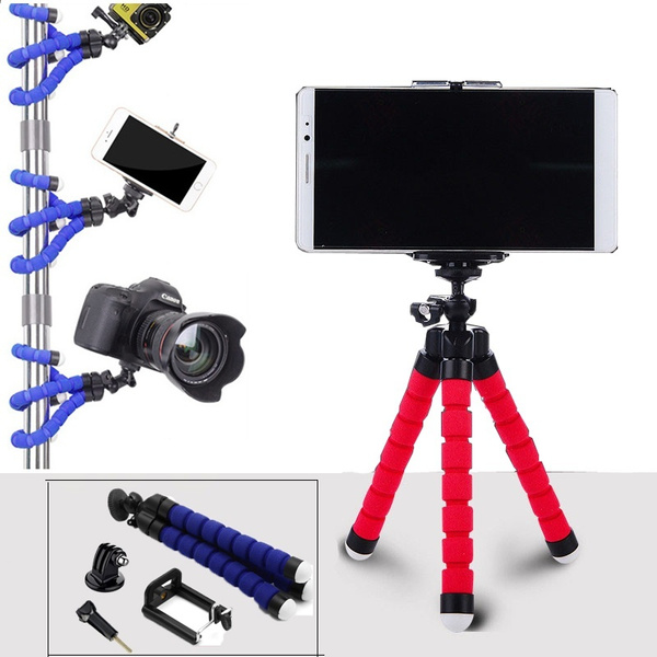 Blue ISAW EDGE 4K Action Camera Flexible Tripod Gorilla Octopus Mount Stand 