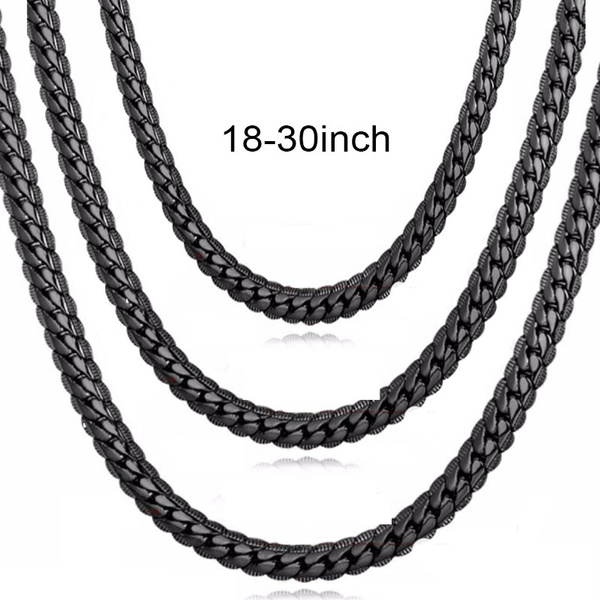 Steel Bicycle Chain Men Necklace Boys 