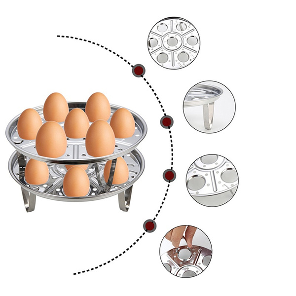 Stainless Steel Steamer Rack Insert Stock Pot Steaming Tray Stand