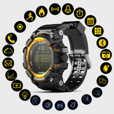EX16 Bluetooth Smart Watches Digital Fitness Smart Wrist Watches Depth Waterproof Pedometer Calories Calculator Outdoor Sport Fashion Men's Wristwatch