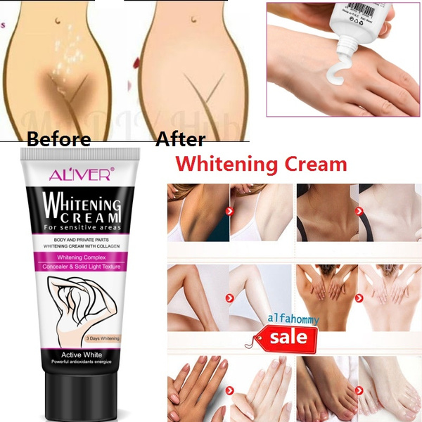 60g Skin Lightening Whitening Underarm Whitening Private Part Whitening Lip Pink nipple Pink Face Body Cream Private Part Intimate Bleaching Cream