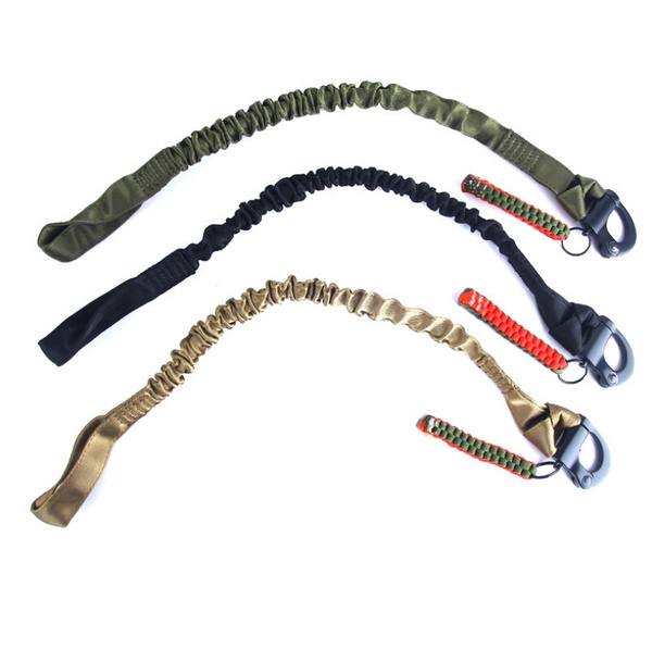 CS Safety Lanyard Strap Rope Tactical Protective Sling Climbing Rope For Outdoor 