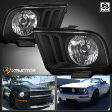 Head, black, Auto Accessories, mustang