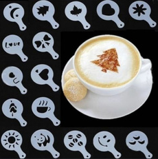 Coffee, stencil, art, barista