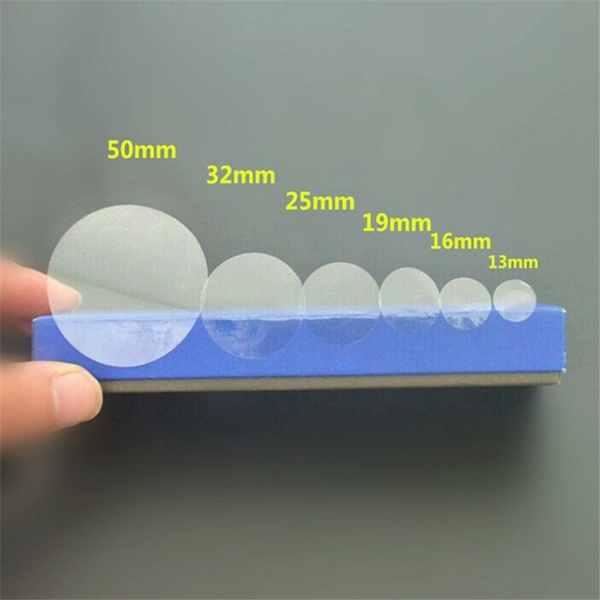 50mm Clear Transparent Round Stickers Sticky Adhesive Circle Paper Seal Labels 
