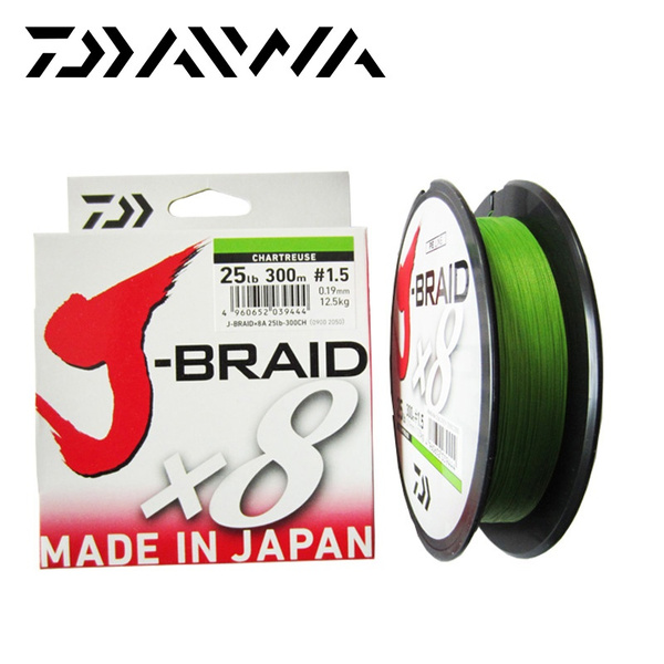 Daiwa J-BRAID 8A 150M 100% Original Multicolor 8 Wire Braid Line  Monofilament 10-60lb Fishing Line Made In Japan