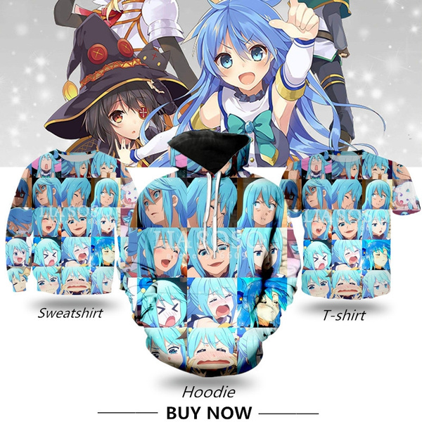 Konosuba aqua outlet hoodie