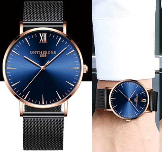 Men's Fashionable Alloy Bracelet Watch