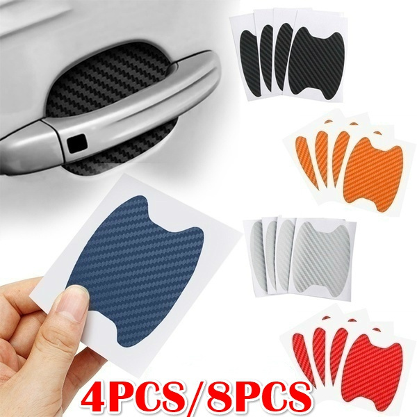 Car Accessory Carbon Fiber Door Handle Anti-Scratch Protector Film Decal Sticker Car Accessory Carbon Fiber Door Handle Anti-Scratch Protector Film Decal Sticker