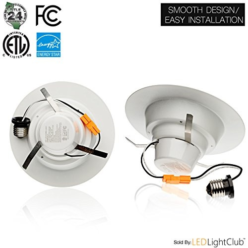 Parmida 4 Pack 5 6 Inch Dimmable Led Downlight 15w 120w Replacement Easy Installation Retrofit Led Recessed Lighting Fixture 5000k Day Light 1100lm Energy Star Etl Led Ceiling Can Light Wish