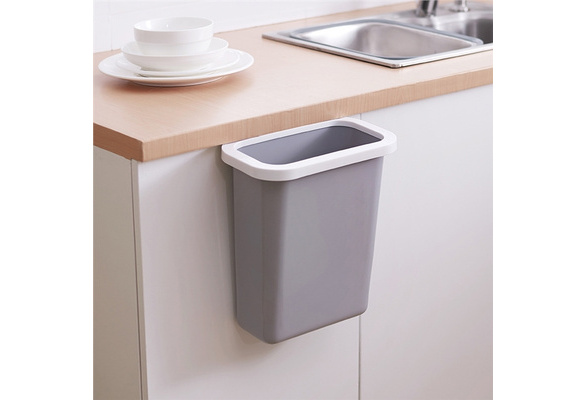 Garbage Can Plastic Hanging Kitchen Cabinet Door Trash Rubbish Container Garbage Storage Bin Cans For Kitchen Wish