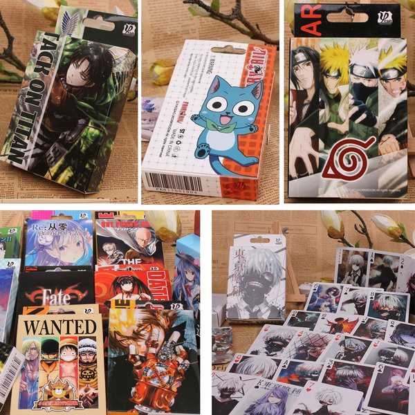 Anime Naruto One Piece Fairy Tail Poker Card Party Games Tools Wish Anime Naruto One Piece Fairy Tail Poker Card Party Games Tools Wish