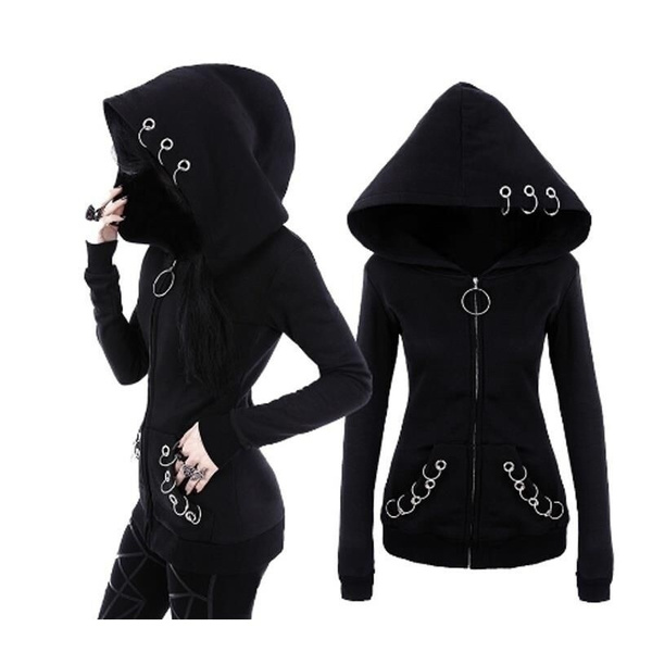 sleeve print hoodie