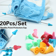 20 Pcs Knitting Needles Point Protectors For Knitting Sewing Needlework Craft 2 Sizes DIY Knitting Tools Sewing Accessories