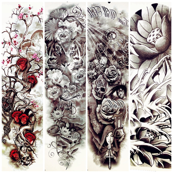 81 Flower Tattoos to Make Your Skin a Living Garden - DIY Morning | Blossom  tattoo, Tree tattoo designs, Sleeve tattoos