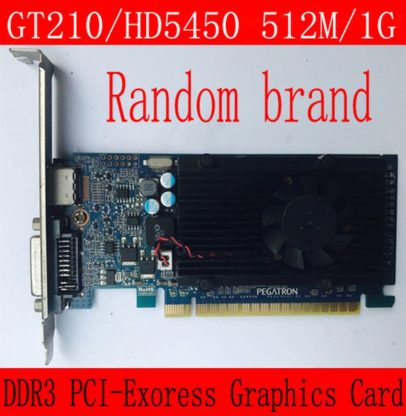 Used PCI-E Brand Full height GT210 HD5450 REAL 512M/1GB DDR3 PCI ...
