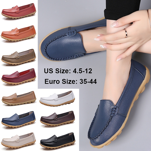 womens vintage slip on loafers