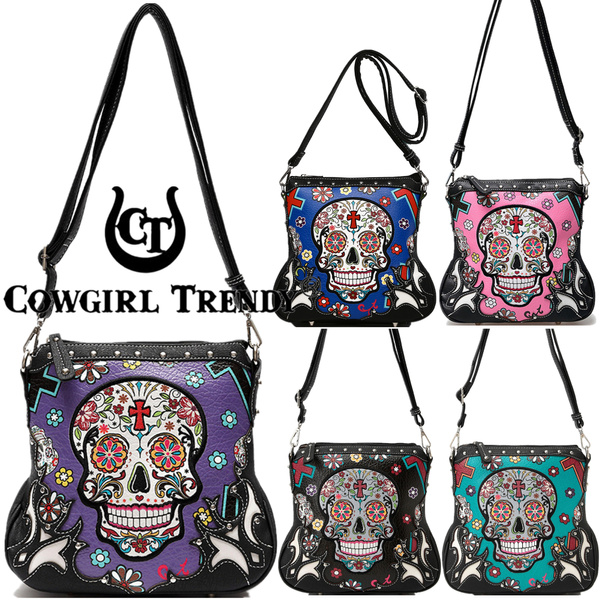 Black & White Skull Design Sequined Hobo Handbag – Skull & Pirate Clothing  & Stuff