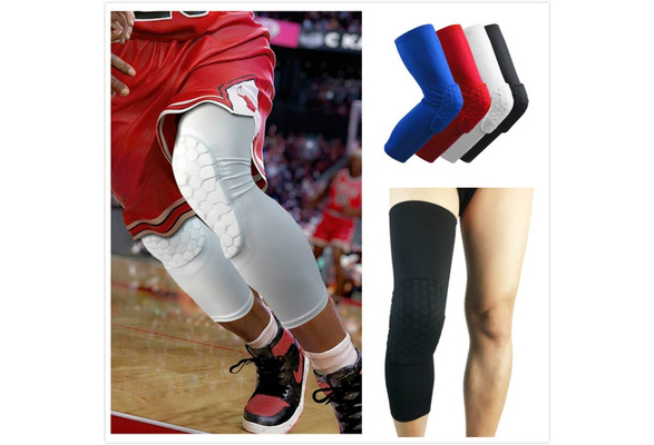 1PCS Breathable Sports Football Basketball Knee Pads Honeycomb Knee Brace Leg  Sleeve Calf Compression Knee Support Protection
