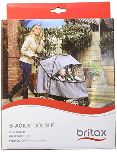 britax b agile double rain cover