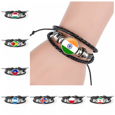 black bracelet, Charm Bracelet, Jewelry, multi-layer bracelet