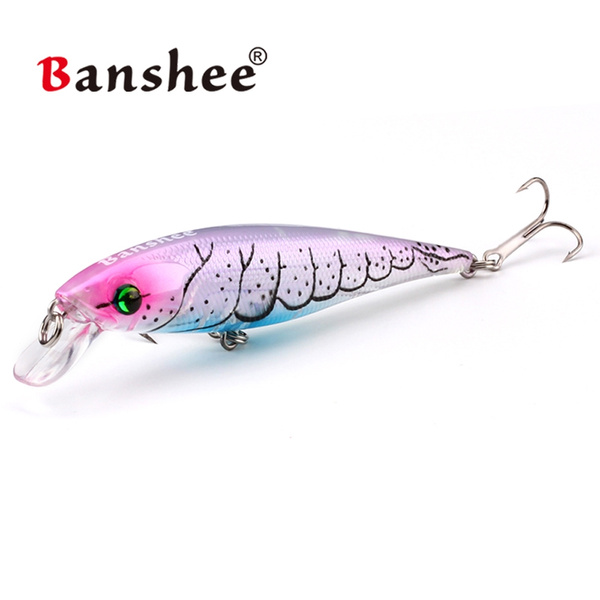 Banshee 100mm 16g Wobblers Lifelike Fishing Baits Floating Minnow Fishing  Lure