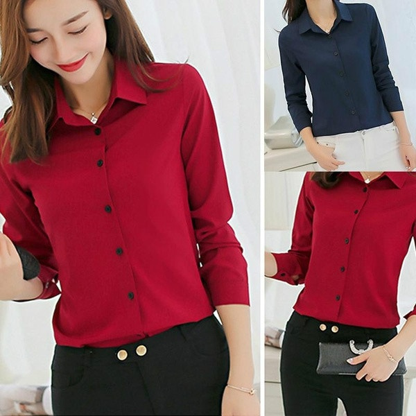 red formal tops