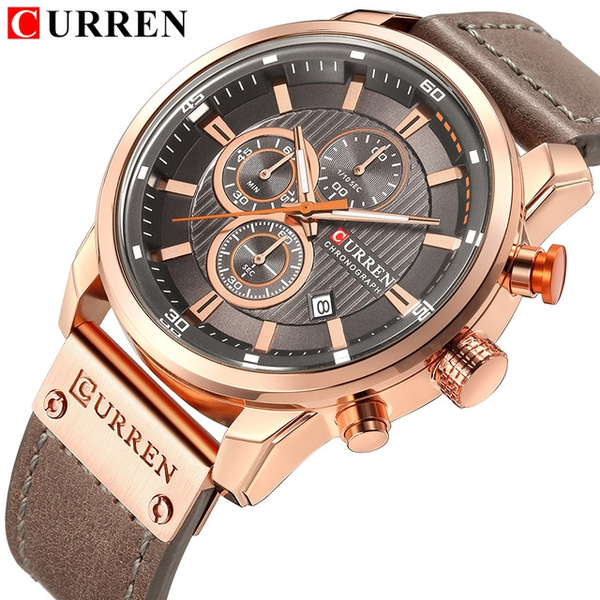 CURREN Luxury Casual Men Watches Military Sports Male Wristwatch Date Quartz Clock Chronograph Horloges Mannens Saat Relojes