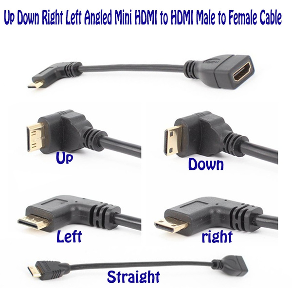 Left Angle Micro HDMI Cable 
