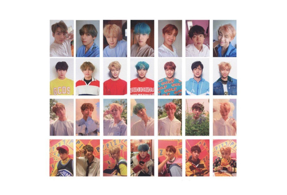 1set 7Pcs KPOP BTS Bangtan Boys Love Yourself Album Photo Cards