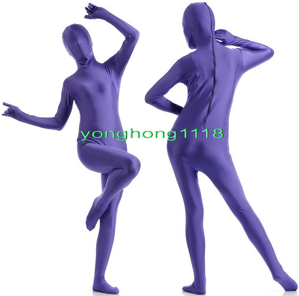 Women's Clothing - Spandex Bodysuit - Purple