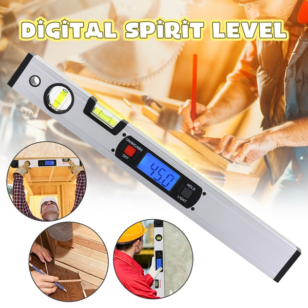 Digital Spirit Level Inclinometer 360 360 Degree Range Finder Quadrants ...