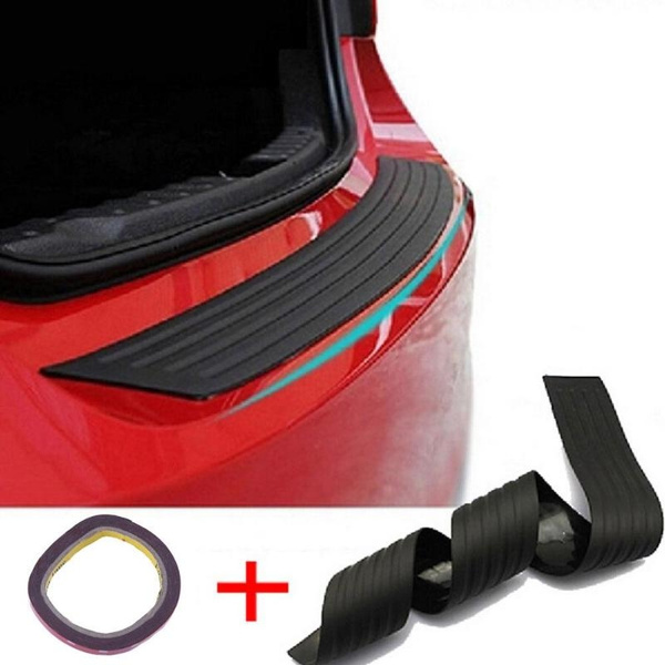 Universal Car Trunk Door Sill Plate Protector Strip Automobile Rear Bumper  Guard Rubber Mouldings Trim Strips