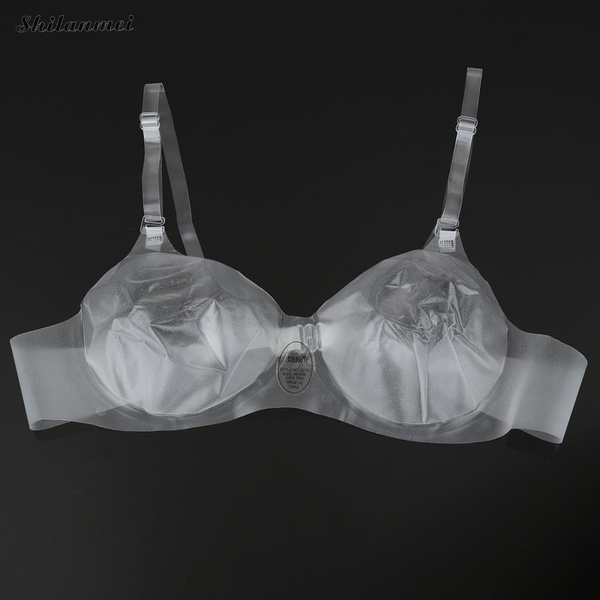 Womens Invisible Transparent Lingerie, Invisible Strap Plastic Bra