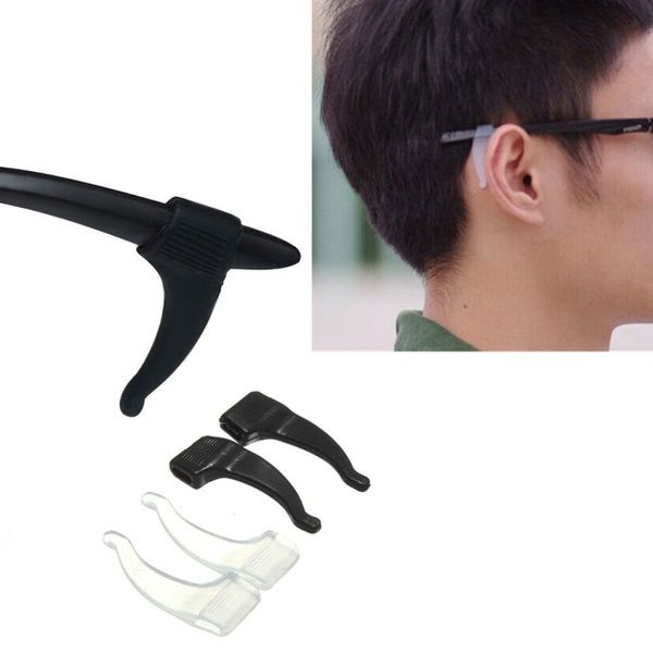 4 Pairs Of Non-slip Silicone Glasses Covers, Glasses Legs To Prevent  Falling Off, Fixed Ear Hook Holders, Glasses Accessories, Suitable For  Sports