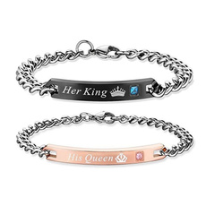 Charm Bracelet, King, Wristbands, crown