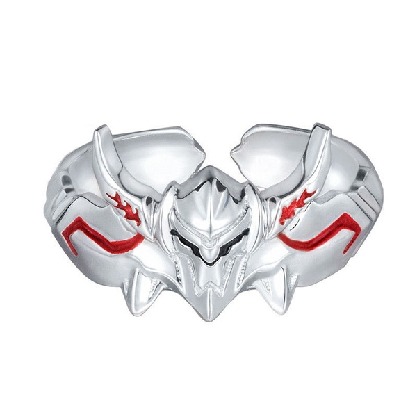 Cos Fate Apocrypha Mordred Mask Anime Adjustable 925 Sterling Silver Ring 8 Cosplay New Hot Cos New Wish