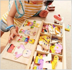 Infant, Toy, Wooden, Jigsaw Puzzle