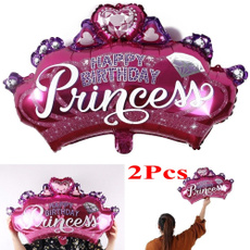 pink, foilballoon, Princess, partydecor