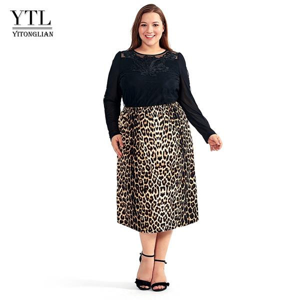 Women's plus size 2024 maxi skirts 6xl