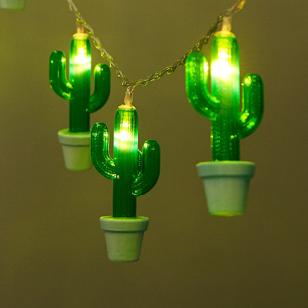 cactus string lights