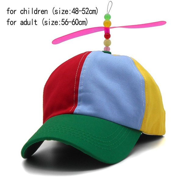 Propeller Cap Hat Helicopter Rainbow 